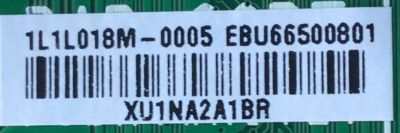 MAIN PARA TV LG / NUMERO DE PARTE EBU66500801 / EAX69581203(1.0) / 1L1L018M / XU1NA2A1BR / PANEL NC500TQG-AAKP1 / DISPLAY LC500DQC(SP)(A1) / MODELO 50NANO75UPA.BUSYLJM	 - Imagen 2